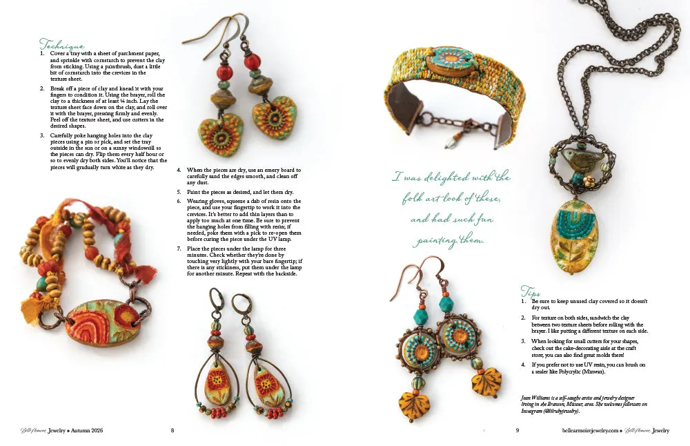 Stampington Belle Armoire Jewelry Autumn 2026 blad smykker
