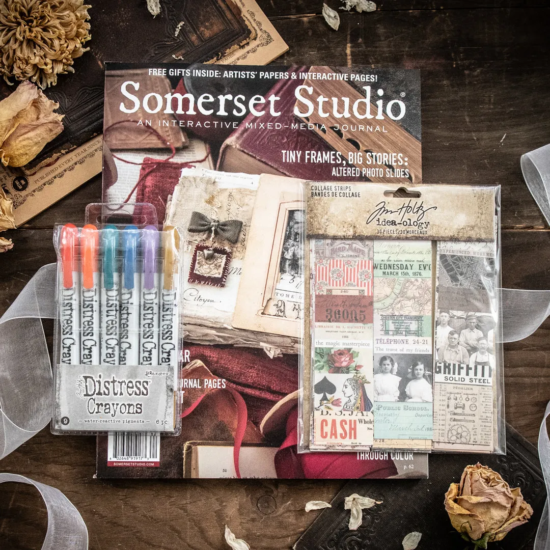 Stampington Somerset Distressed Collage Kit sett sommer 2026