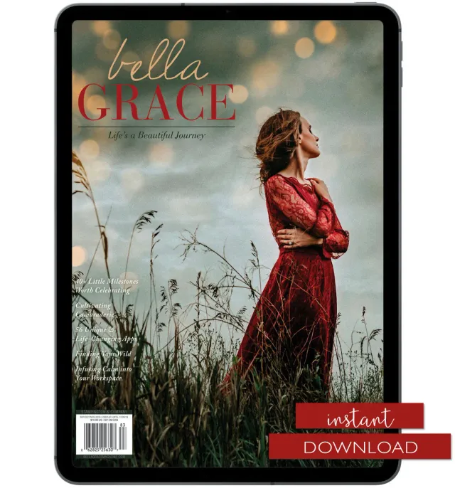 Stampington Bella Grace Issue 17 blad nedlasting milepæler