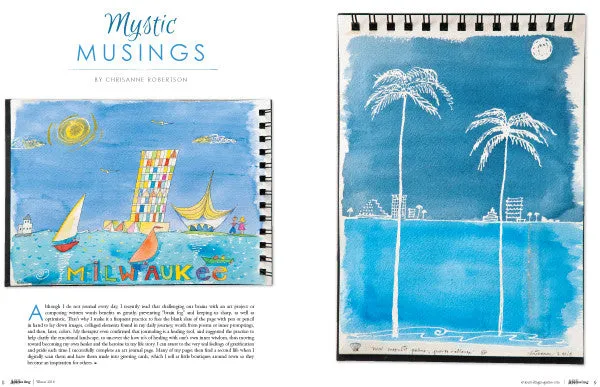 Stampington Art Journaling Winter 2016 blad PDF-nedlasting