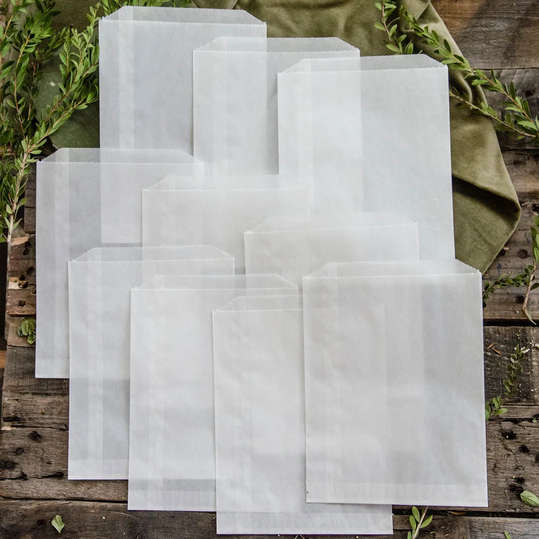 Stampington Glassine Sleeves 20-pakning konvolutter transparent