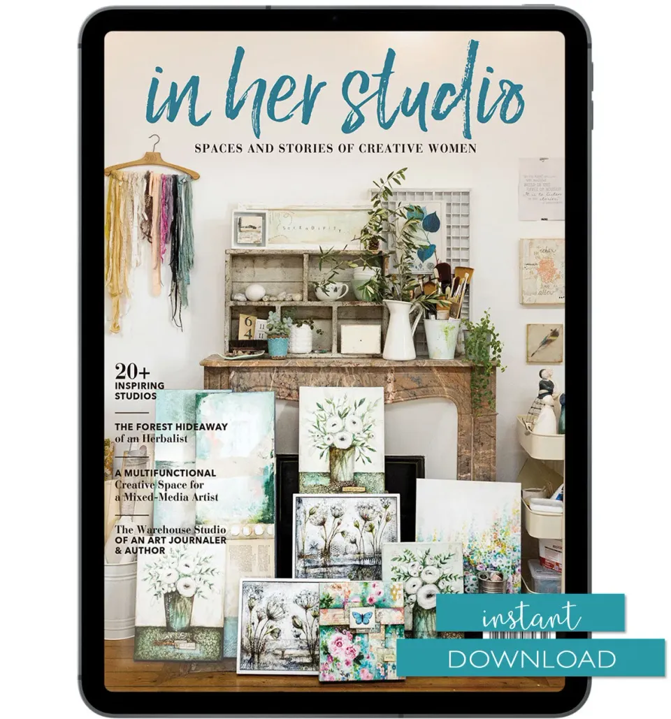 Stampington In Her Studio høst 2022 blad PDF 160 sider