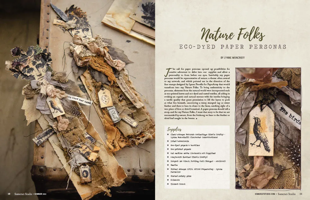 Stampington Somerset Studio Summer 2022 e-blad PDF-nedlasting