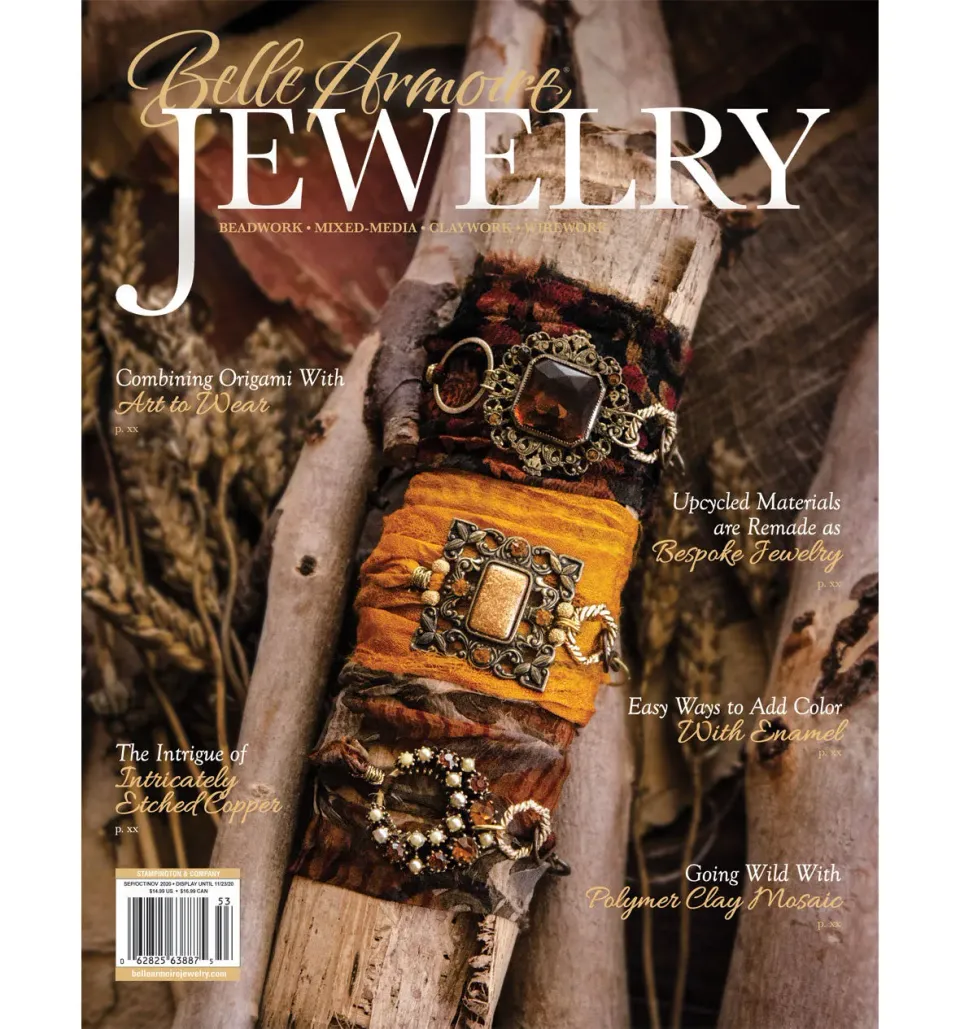 Stampington Belle Armoire Jewelry Autumn 2020 blad smykker