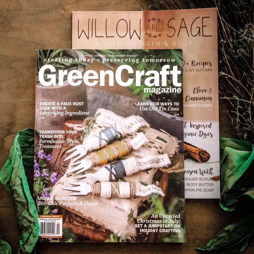 Stampington She-Makes Green Gift Bundle 2 blad DIY