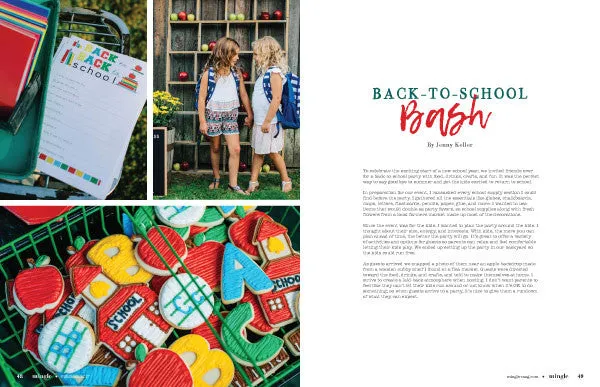 Stampington Mingle Summer 2017 blad festideer sommerfest