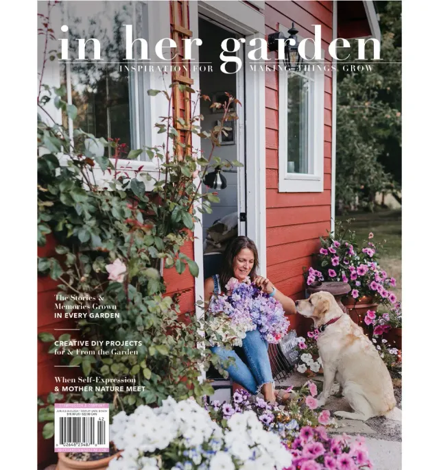 Stampington In Her Garden Summer 2024 blad hageinspirasjon