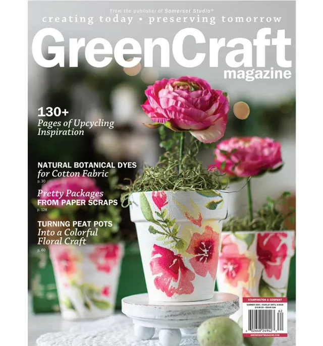 Stampington GreenCraft Summer 2026 blad gjenbruk