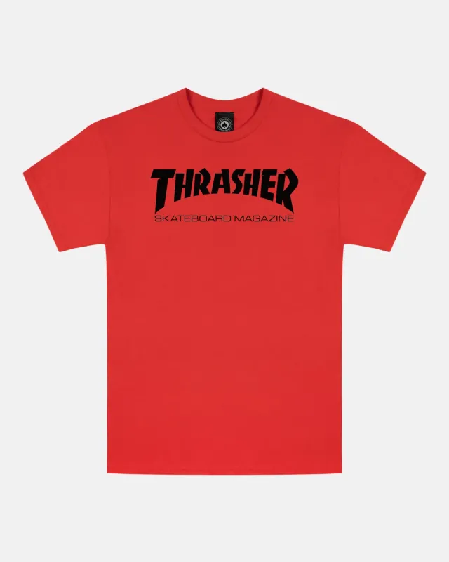 Thrasher Skate Mag t-skjorte barn rød – toddler