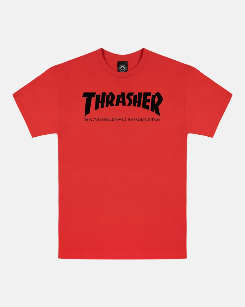 Thrasher Skate Mag t-skjorte barn rød – toddler