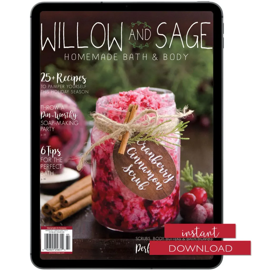 Stampington Willow and Sage Winter 2017 blad digital spa