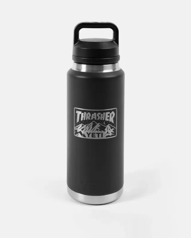 Thrasher Yeti Rambler drikkeflaske 36oz svart
