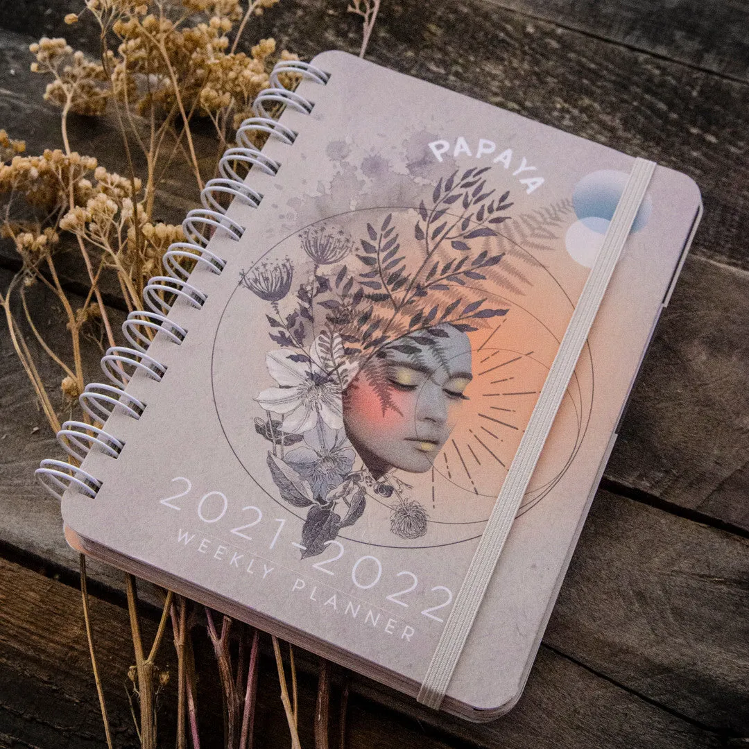 Stampington Golden Hour 2021-2022 ukeplanlegger spiral 17 mnd