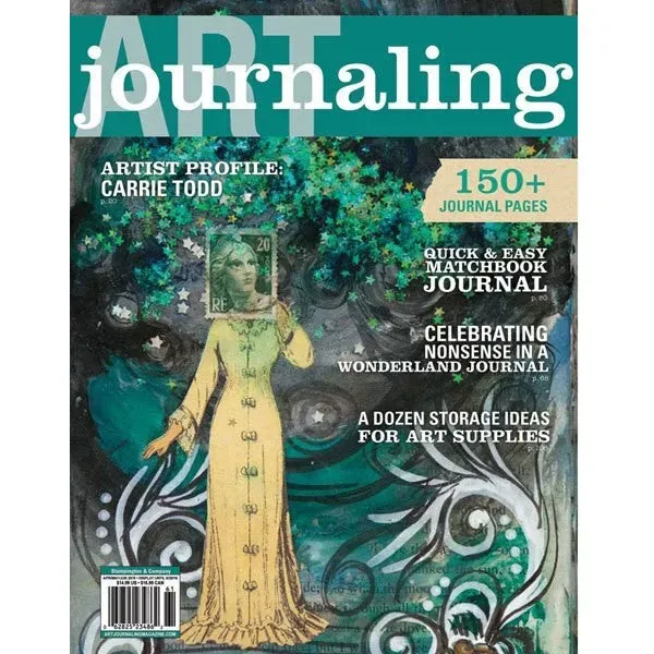 Stampington Art Journaling Spring 2016 blad digital utgave