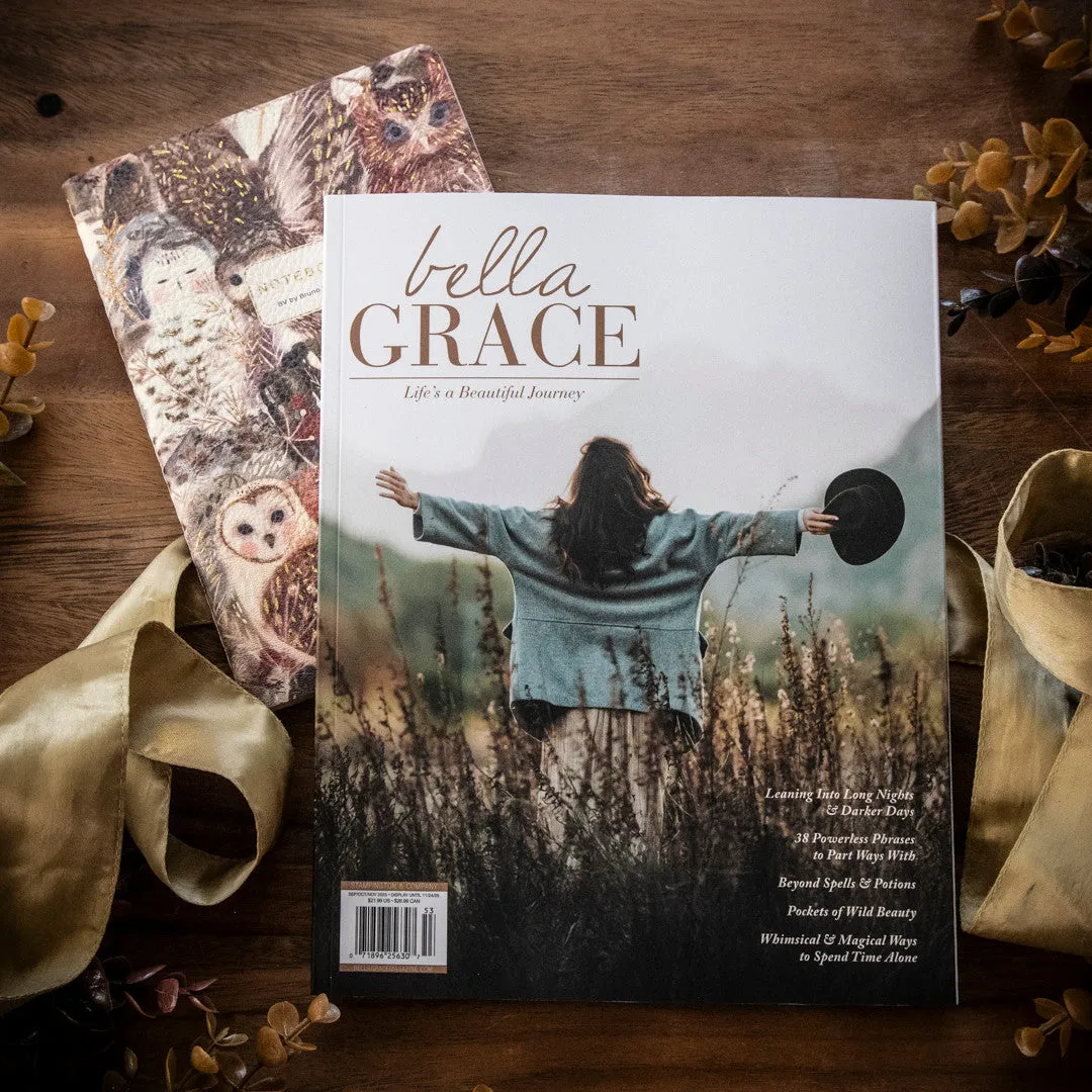 Stampington Bella Grace Autumn Nights bundle blad notatbok