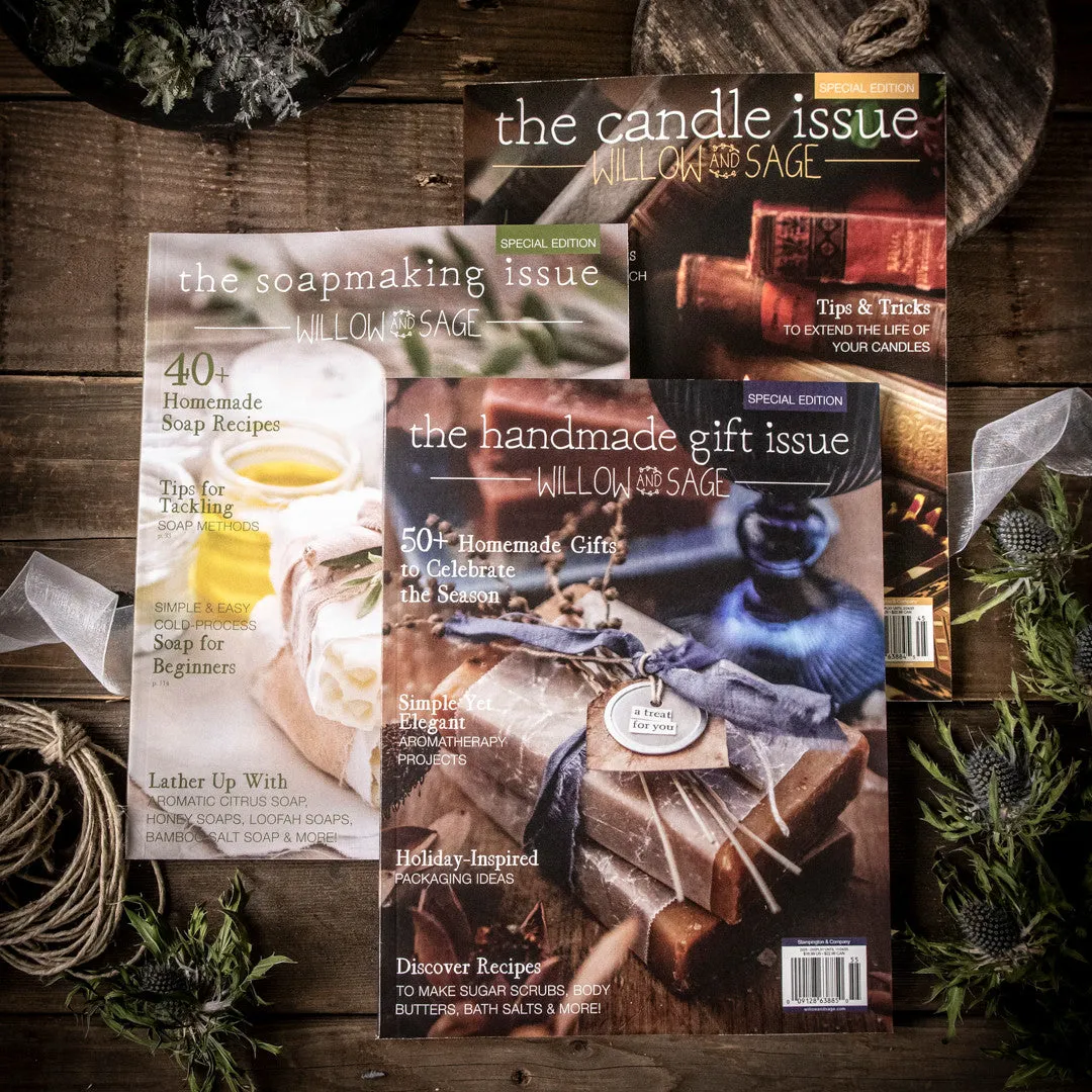 Willow and Sage Gift Bundle bladpakke såpe lys gave