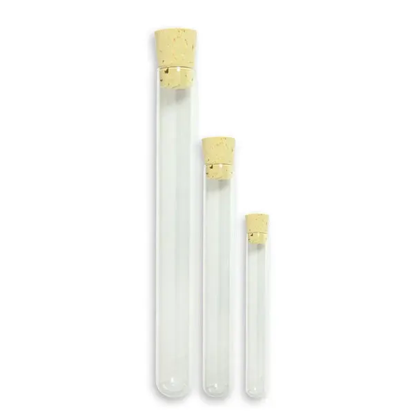 Stampington Mixed Sizes reagensrør glass 9-pakning hobby