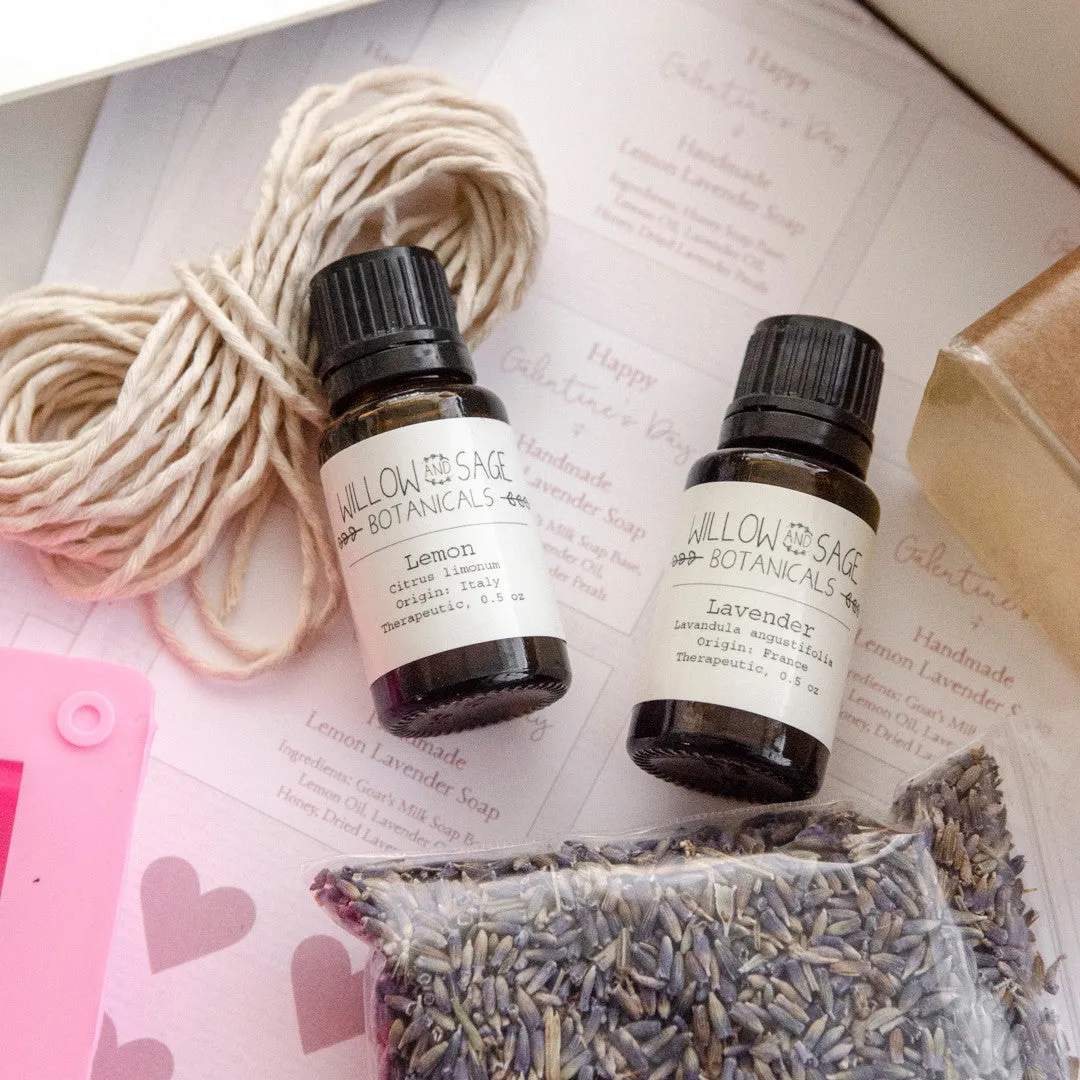 Stampington Willow and Sage Lemon Lavender såpesett 8 stk geitemelk
