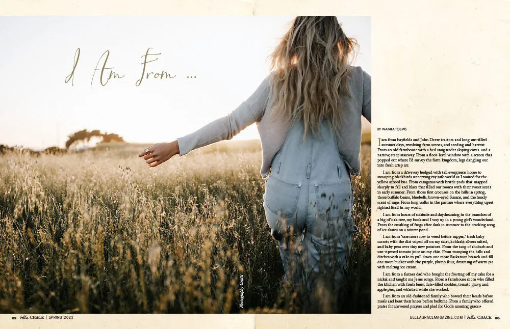 Stampington Bella Grace Issue 35 blad hverdagsmagi