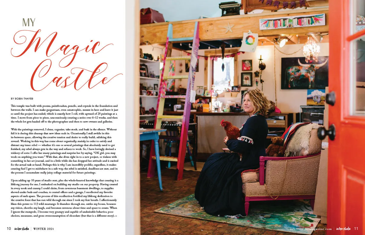 Stampington In Her Studio Winter 2022 blad 160 sider