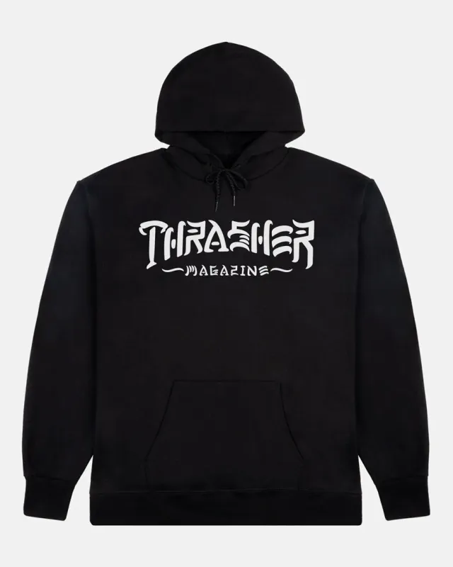 Thrasher Thrash Destroy hettegenser svart bomull
