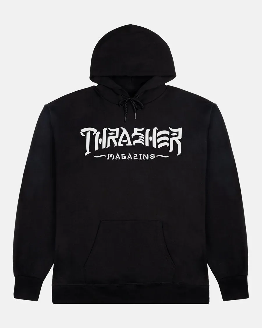 Thrasher Thrash Destroy hettegenser svart bomull