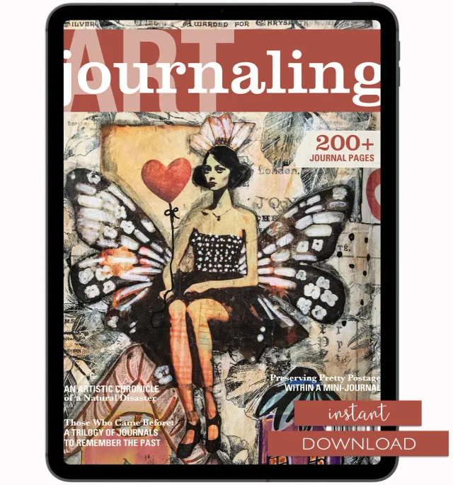 Stampington Art Journaling Winter 2026 blad PDF 144 sider