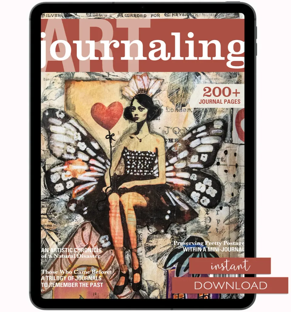 Stampington Art Journaling Winter 2026 blad PDF 144 sider