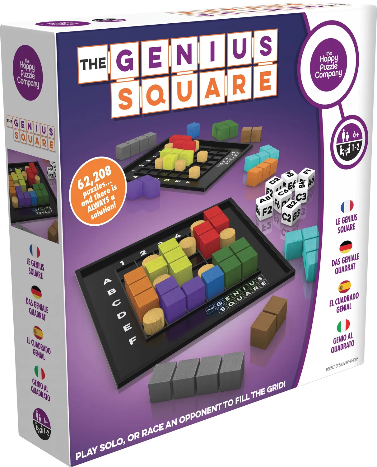 RadioTimes Genius Square brettspill 2 spillere