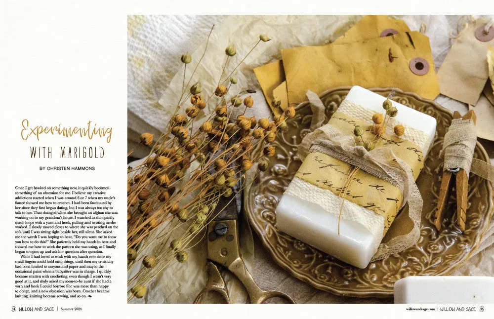 Stampington Willow and Sage Summer 2024 blad PDF-nedlasting