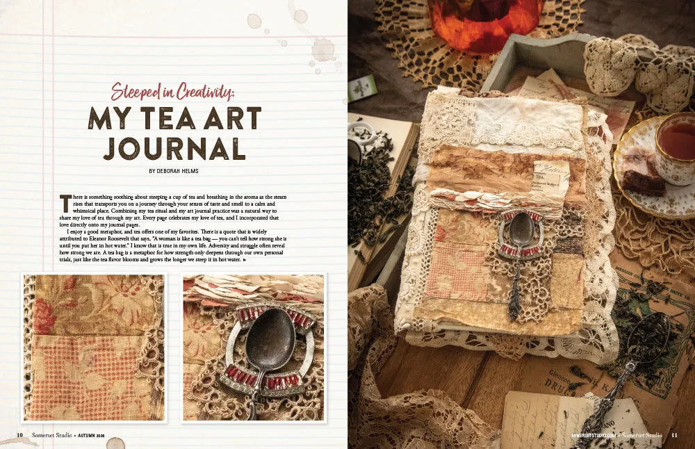 Stampington Somerset Studio Autumn 2026 blad PDF mixed-media