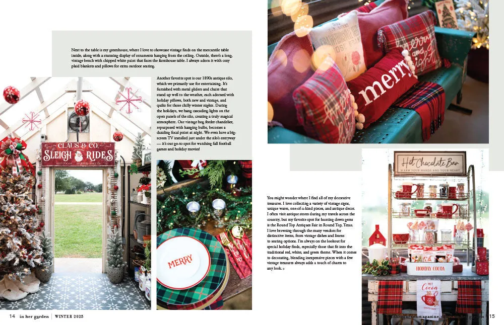 Stampington In Her Garden Vinter 2025 e-blad PDF hage