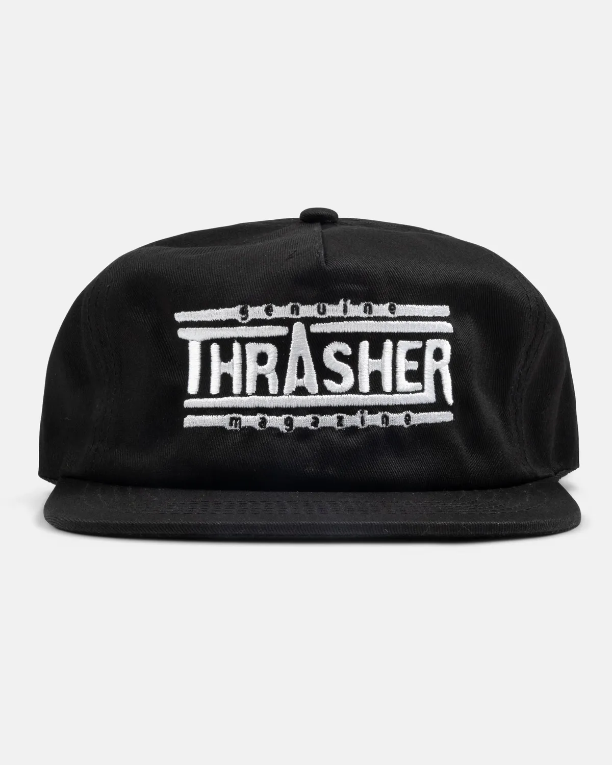 Thrasher Genuine Snapback caps svart bomull
