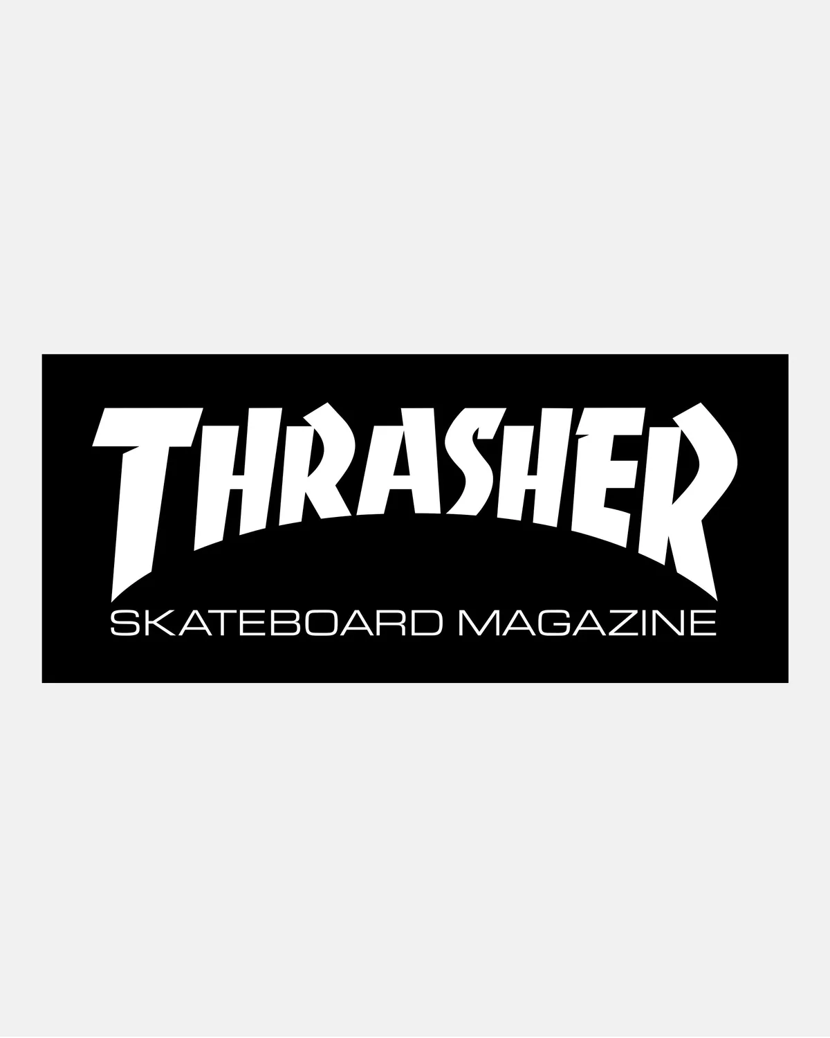 Thrasher Skate Mag klistremerke svart vinyl