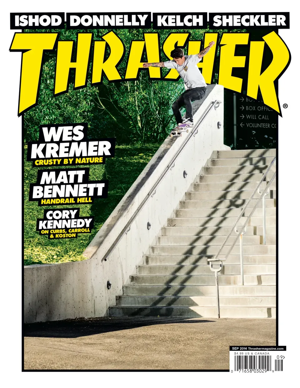 Thrasher september 2014 skateblad enkeltutgave
