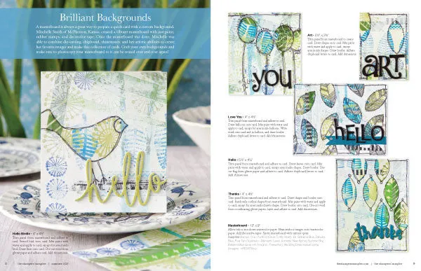 Stampington The Stampers Sampler Summer 2018 blad PDF stempling
