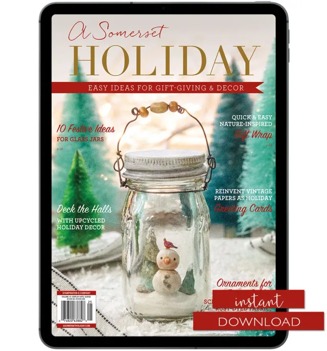Stampington A Somerset Holiday 16 blad digital julegaver