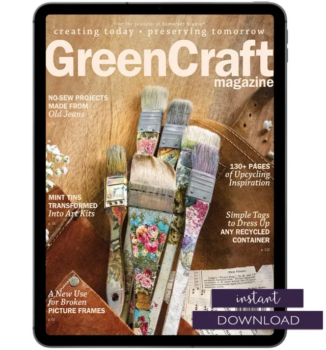 Stampington GreenCraft Winter 2024 blad PDF gjenbruk