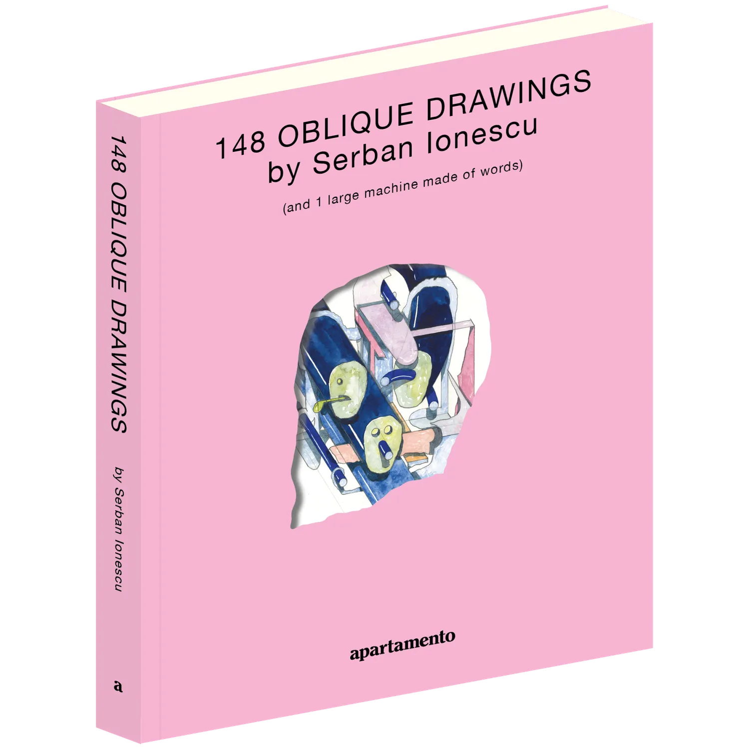 Apartamento 148 Oblique Drawings bok med stålfigurer