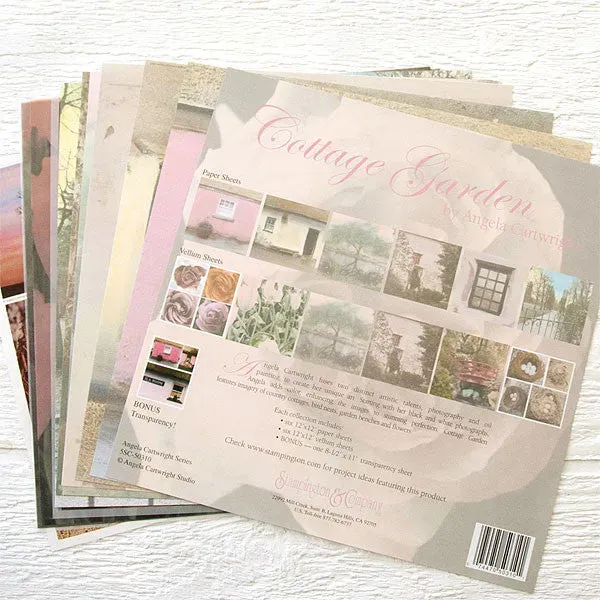 Somerset Cottage Garden Angela Cartwright papirsett 13 ark