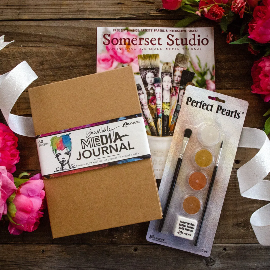 Stampington Somerset Studio Painterly Effects blad sett journal