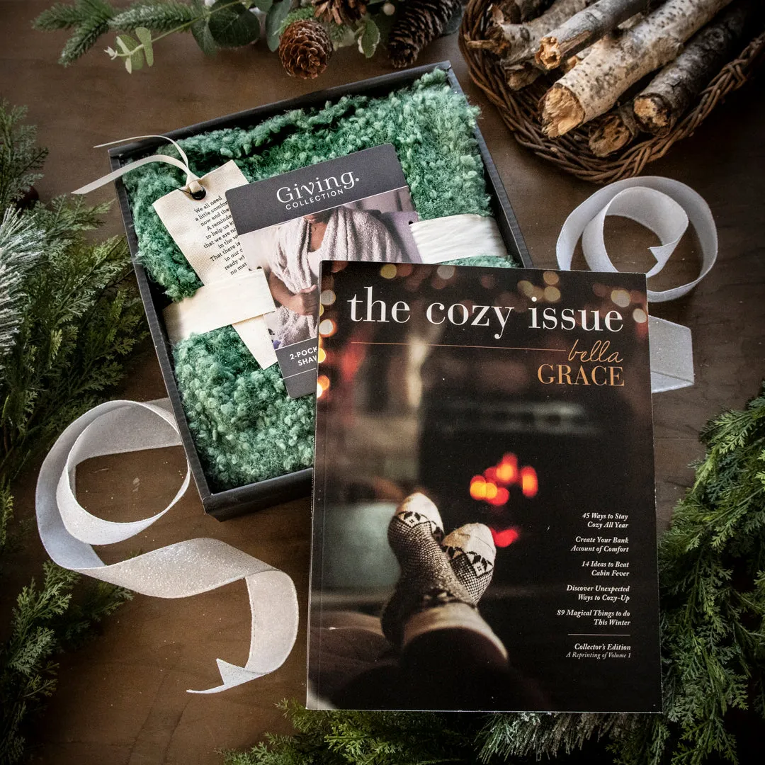 Stampington Cozy Issue Rediscovering pakke blad og sjal