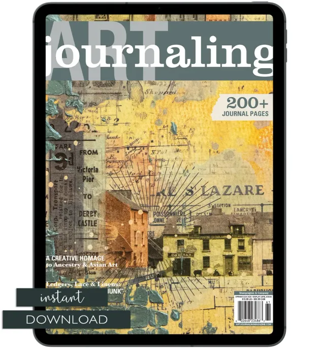 Stampington Art Journaling Spring 2026 blad PDF vår