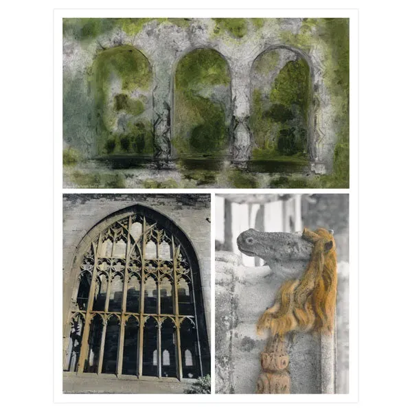 Stampington Stone Portals Transparency 1 transparentark