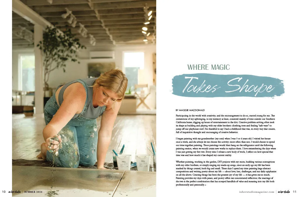 Stampington In Her Studio Summer 2024 blad nedlasting 160 sider