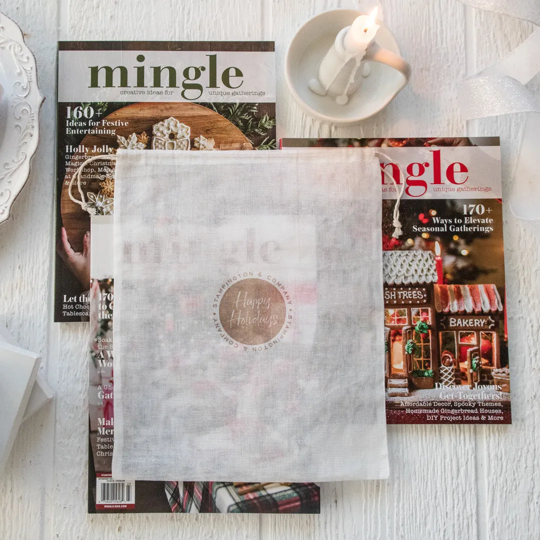 Stampington Mingle Holiday Bundle bladpakke 3 julenummer