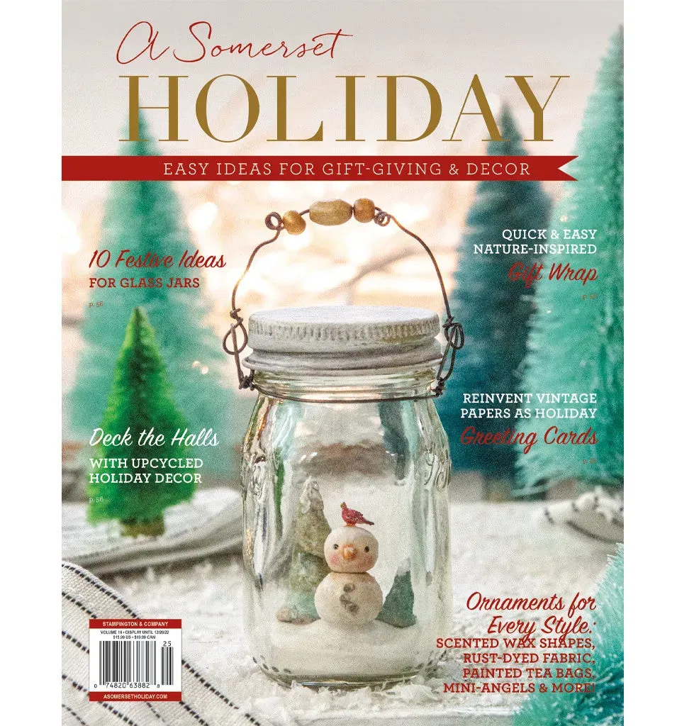 Stampington A Somerset Holiday 16 blad juleverksted