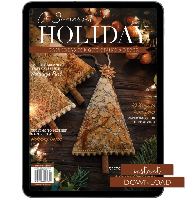 Stampington A Somerset Holiday 14 blad digital jul