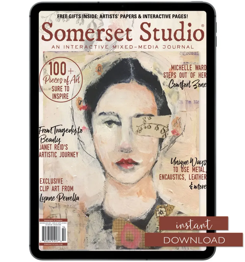 Stampington Somerset Studio Spring 2021 blad nedlasting 160 sider