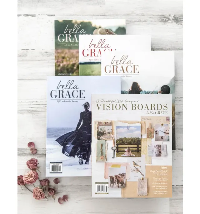 Stampington Bella Grace Beautiful Beginnings abonnement 5 utgaver